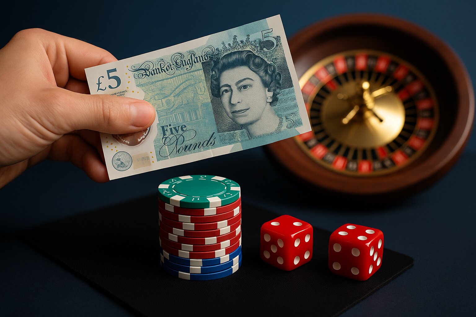 £5 Deposit Casino - Play Online with Just 5 Pound Minimum Deposit