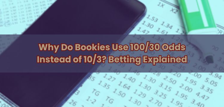Why Do Bookies Use 100/30 Odds Instead of 10/3? Betting Explained