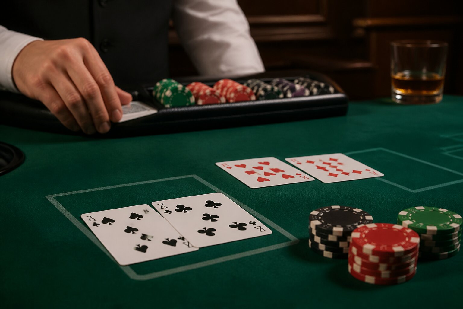Suited Trips in Blackjack: What Are 21+3 Side Bets?
